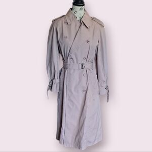 Vintage London Fog Light Pink Trench Coat